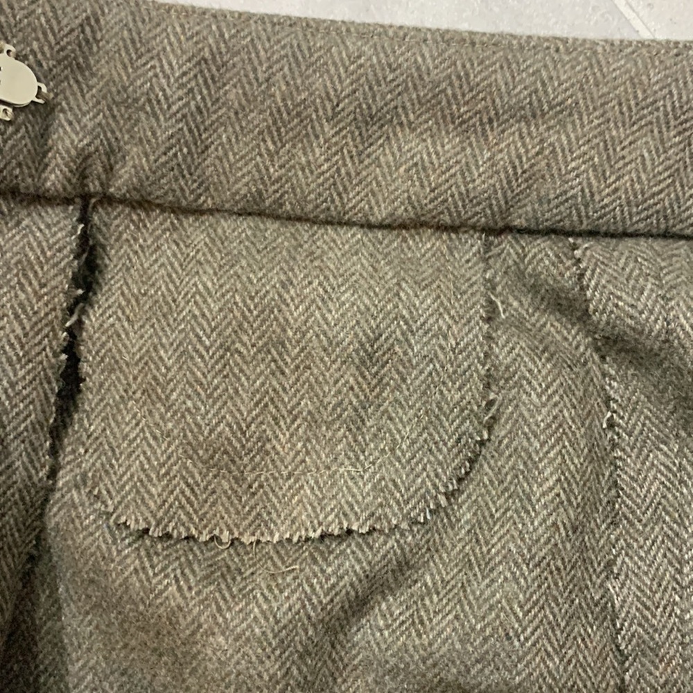 MADE BY ME🌺VTG 90’🌺Handmade Set 💯% Wool Fishbone Tweed Tailored Jacket/Pants - Picture 12 of 15